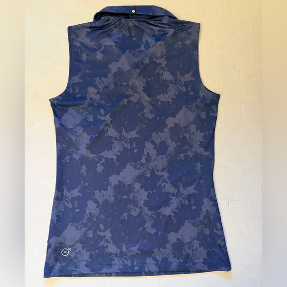 Puma Golf Sleeveless Women's Navy and Lime Tank Top Shirt Sz-XS. EE9 - Picture 5 of 10